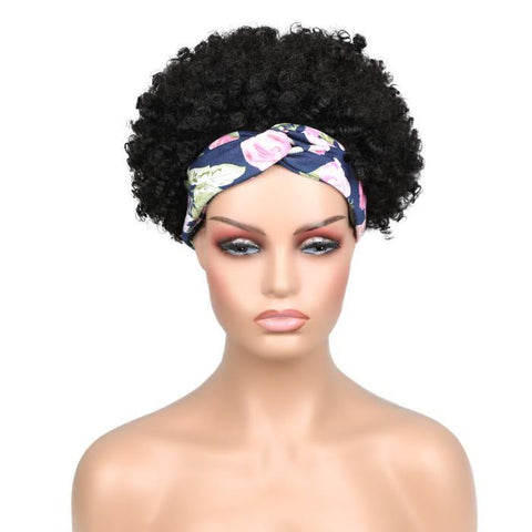 colorful chignon hair