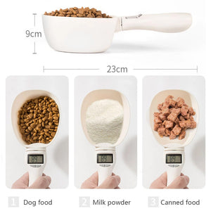Pet Food Drinking Water Scoop Cup Scale With LED Display