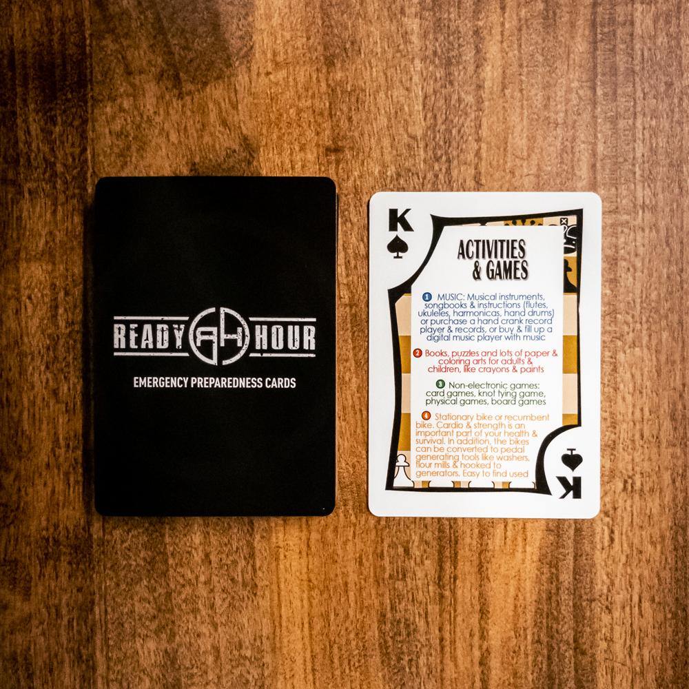 Ready Hour Preparedness Playing Cards