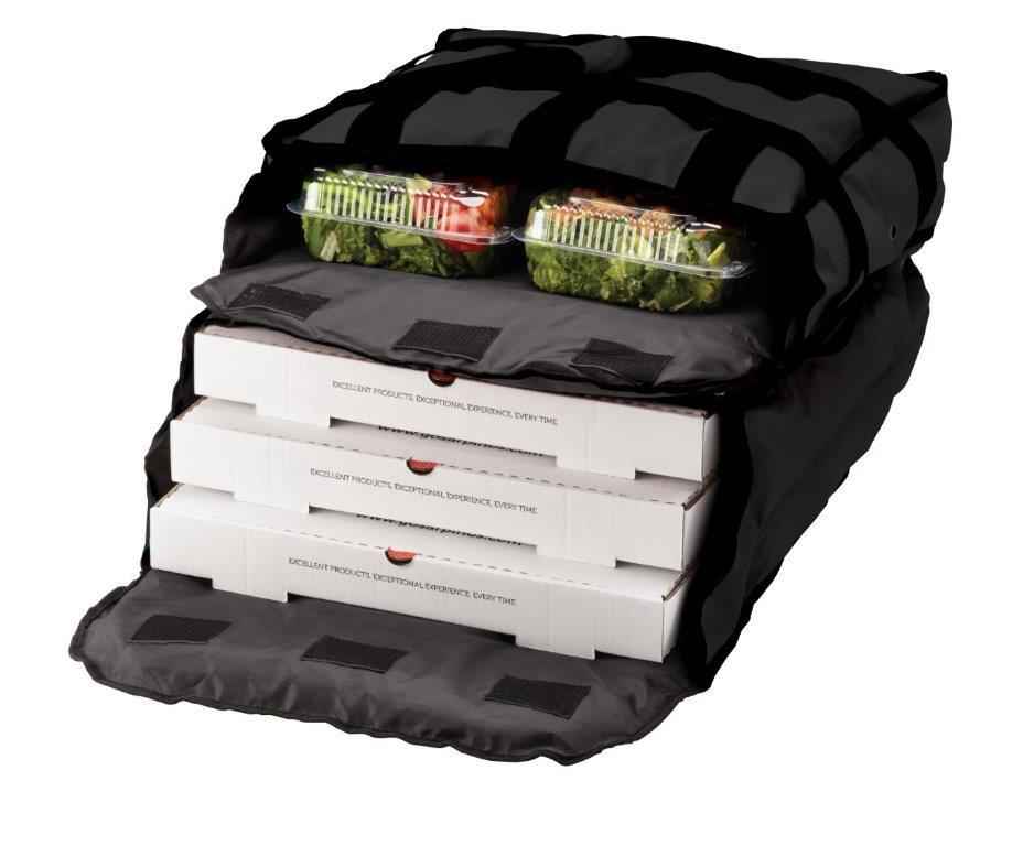 Two Compartment Pizza Bag - Holds up to 5 Pizzas