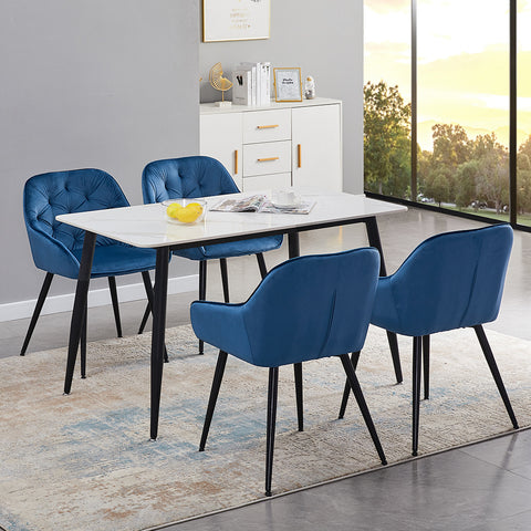 CLIPOP luxury velvet dining chairs will adding to your home‘s overall aesthetic. Unique blind tufting details, Clipop tufting velvet dining chairs are the perfect way of retro vintage into your dining rooms.