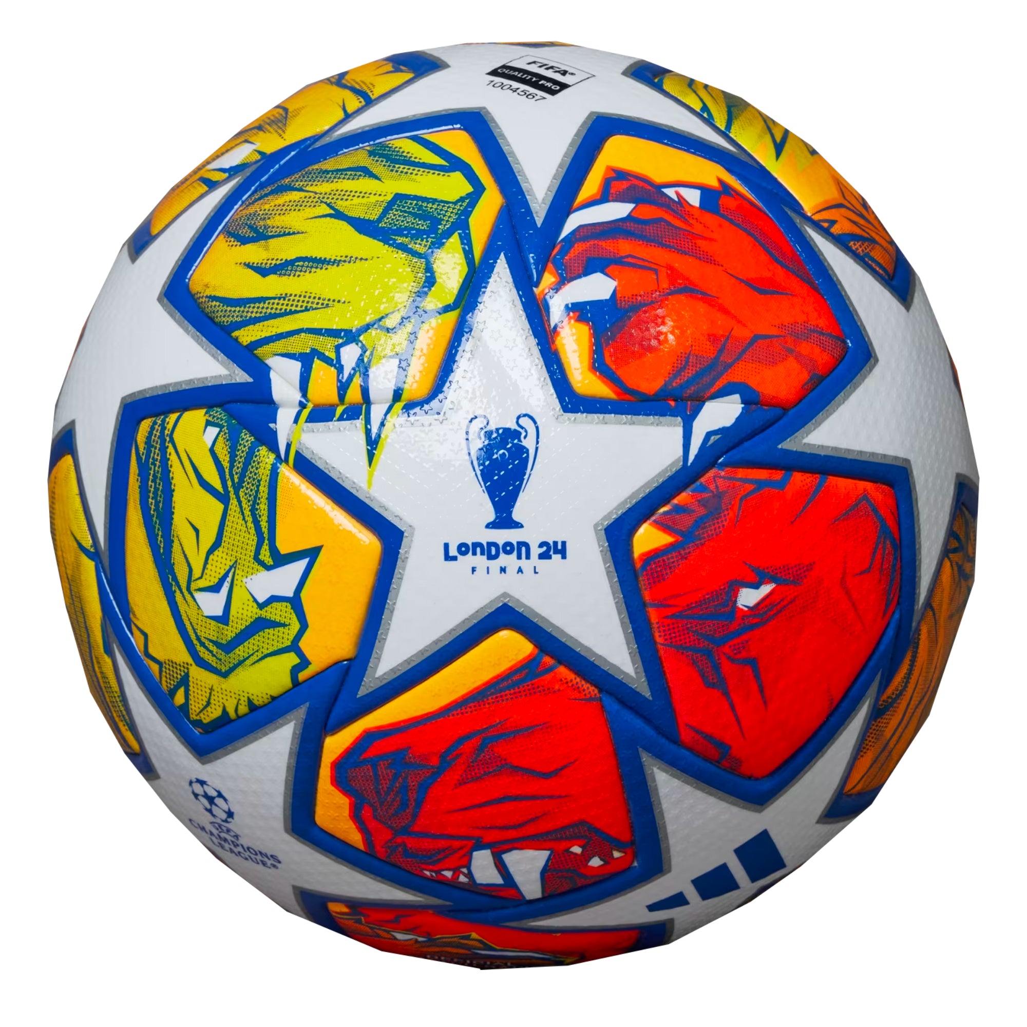 adidas 2024 Champions League London Final Official Match Ball White/Multi Color