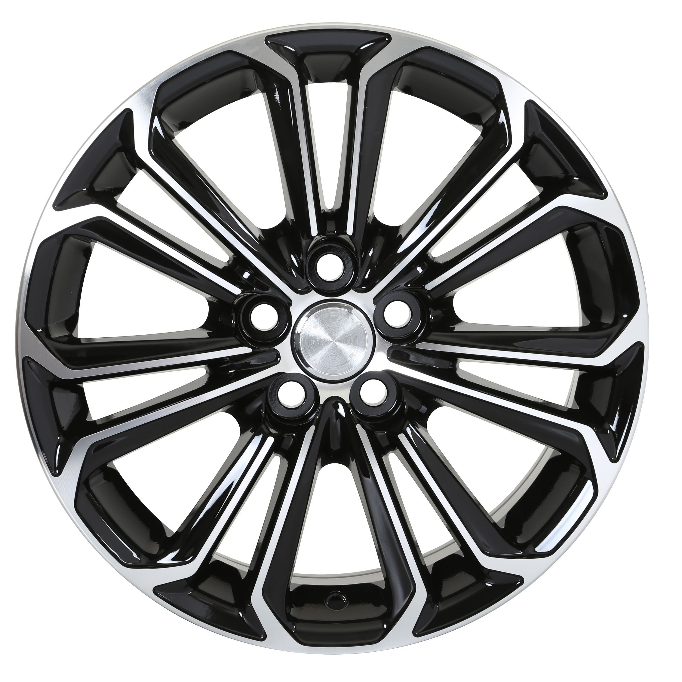 SET OF 4 WHEELS RIMS / W221 1468 Black Machined Face 20x7.5 ET35 5x100 CB54.1