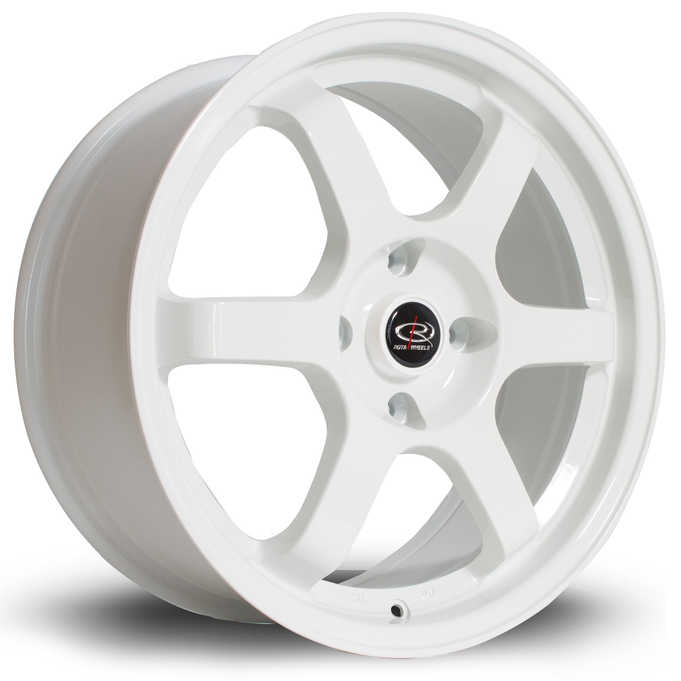 set of 4 wheels rims - ROTA GRID 16X7 4X100 +37 67.1 white FITS CIVIC INTEGRA DEL SOL FIT