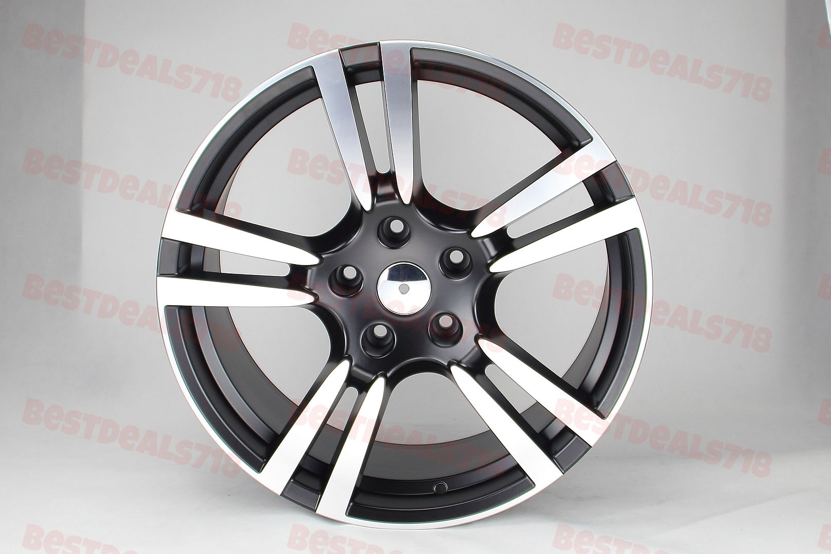 SET of 4 WHEELS RIMS / W856 Black Machined Face 20*9.5 ET56 5*130 CB71.6