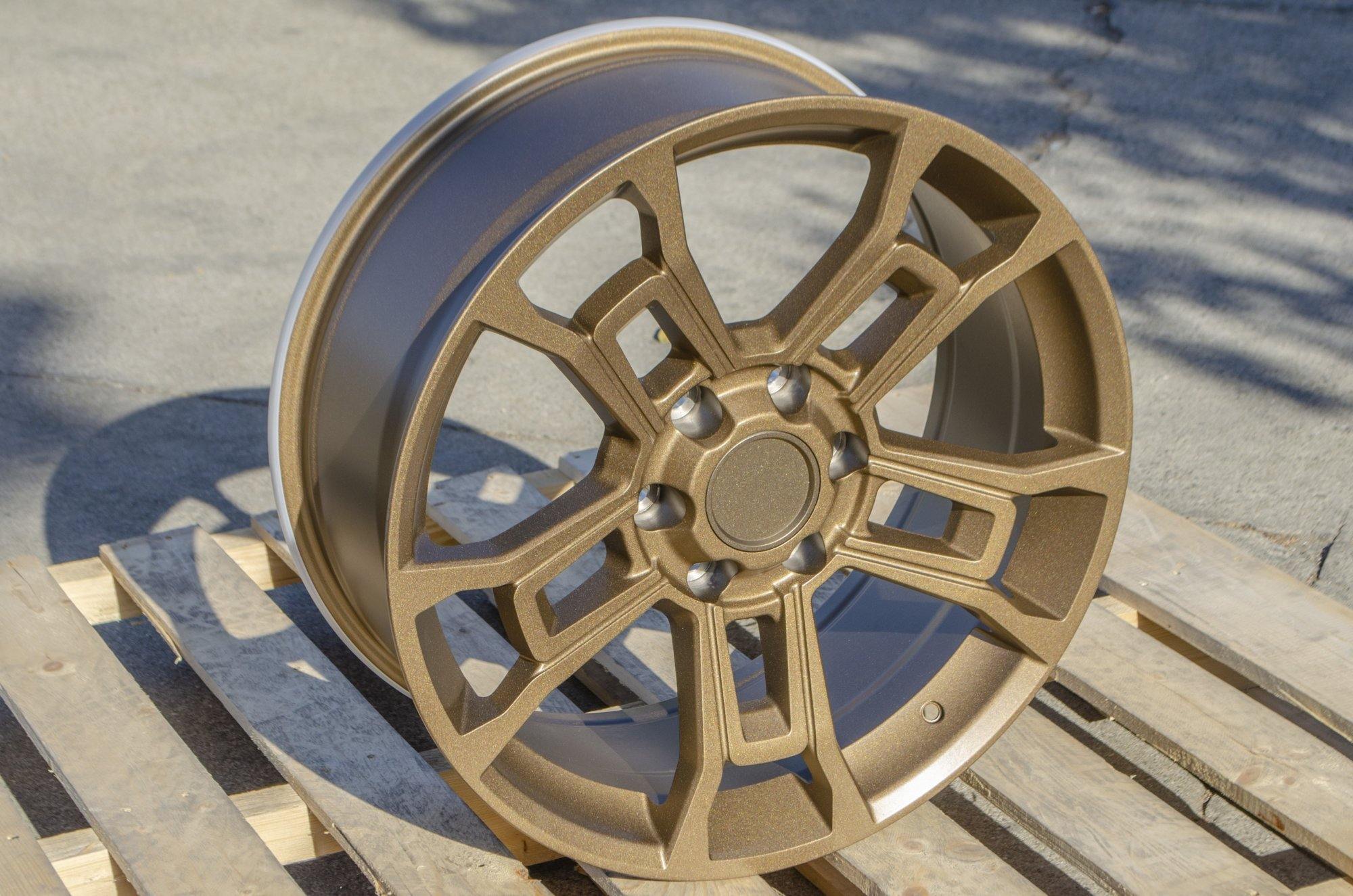 set of 4 wheels - TR3 20X8.5+25 6X139.7 PRO STYLE MATT BRONZE WHEELS RIMS FITS TACOMA 4 RUNNER FJ 6x5.5