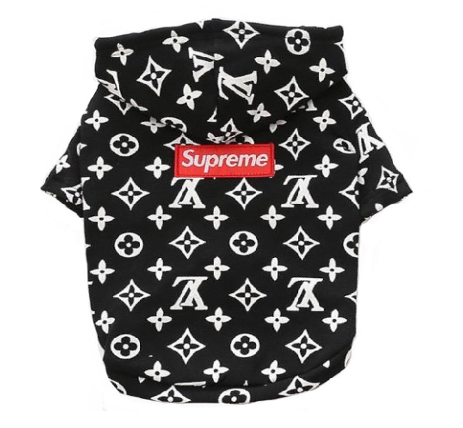 Pupreme  LV Box Logo Monogram Hoodie