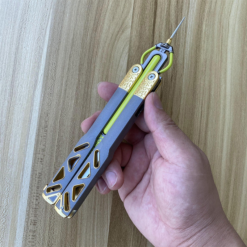 Octane butterfly knife metal replica
