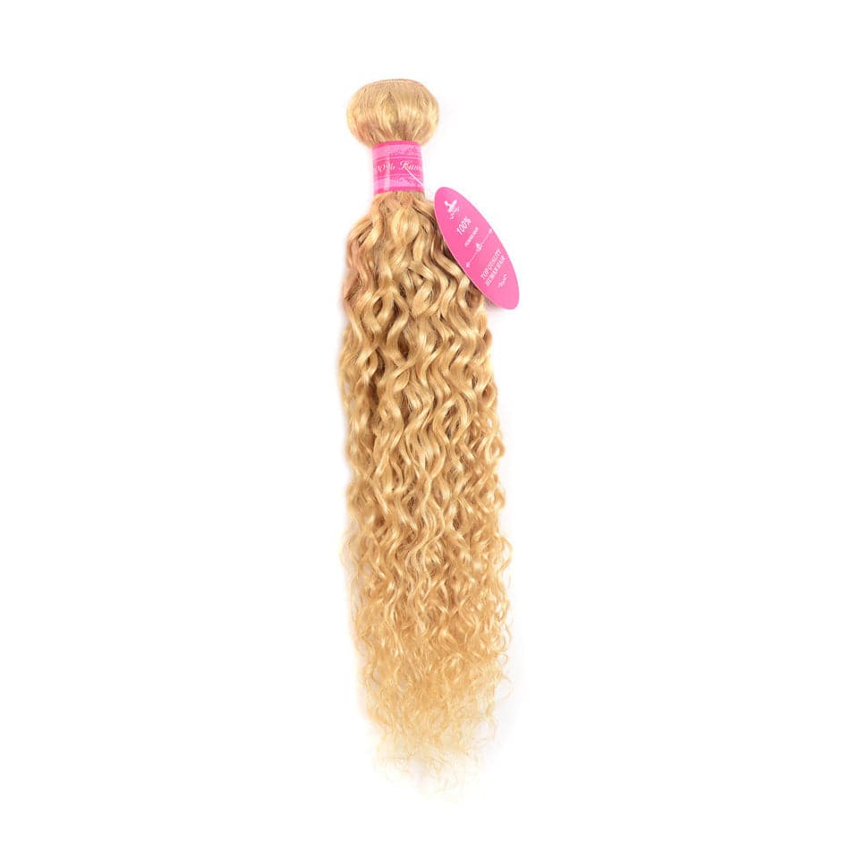 lumiere 613 Blonde Water Wave 1 Bundle Human Hair