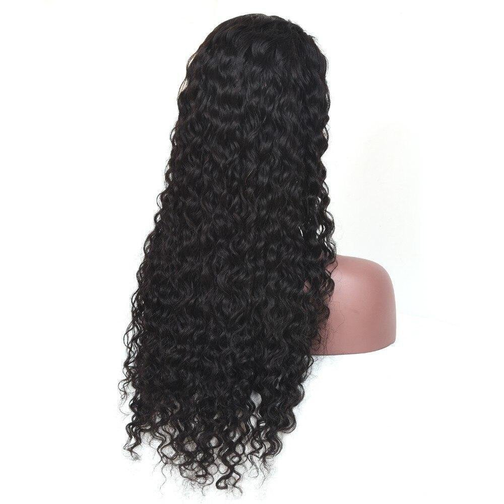 13x1x6 Lace T Part Water Wave Wig Lace Front Human Hair Wigs With Baby Hair