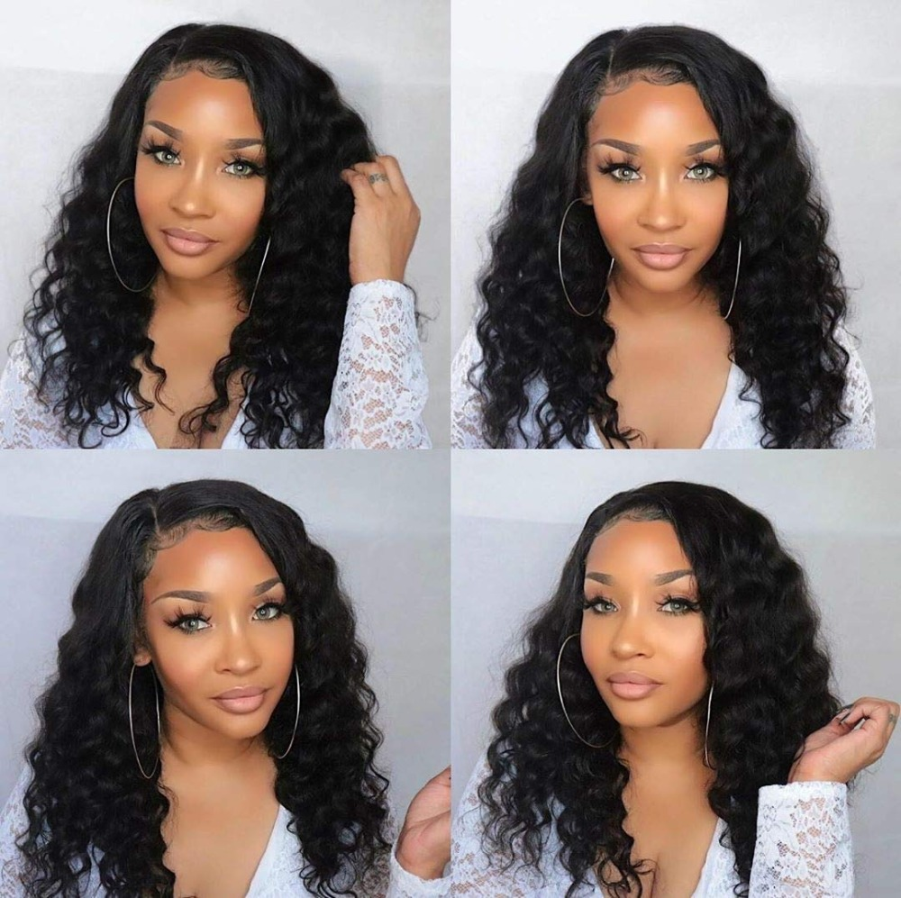 Loose Wave 4 Bundles With Closure 5x5 lace 100% virgin human hair