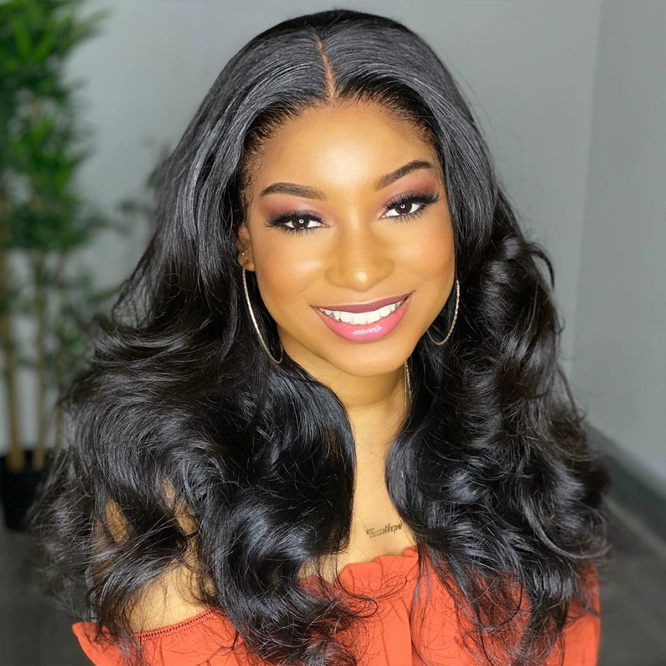 Body Wave Lace Closure & Frontal Human Hair Wigs Pre-plucked With Baby Hair