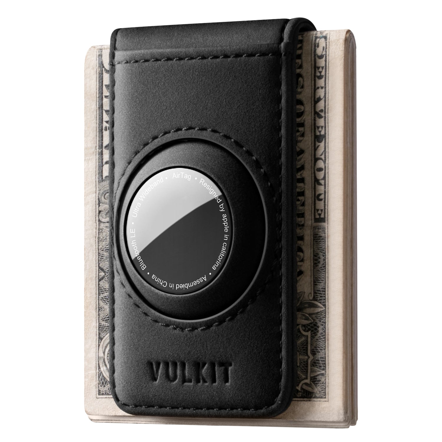 VMC100 - Magnetic Money Clip with Airtag Case for Mens (AirTag not included)