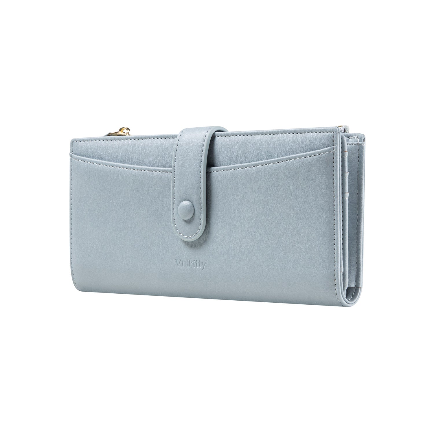 KW100- Large Capacity with Zipper Pocket & Button Switch Women Wallet