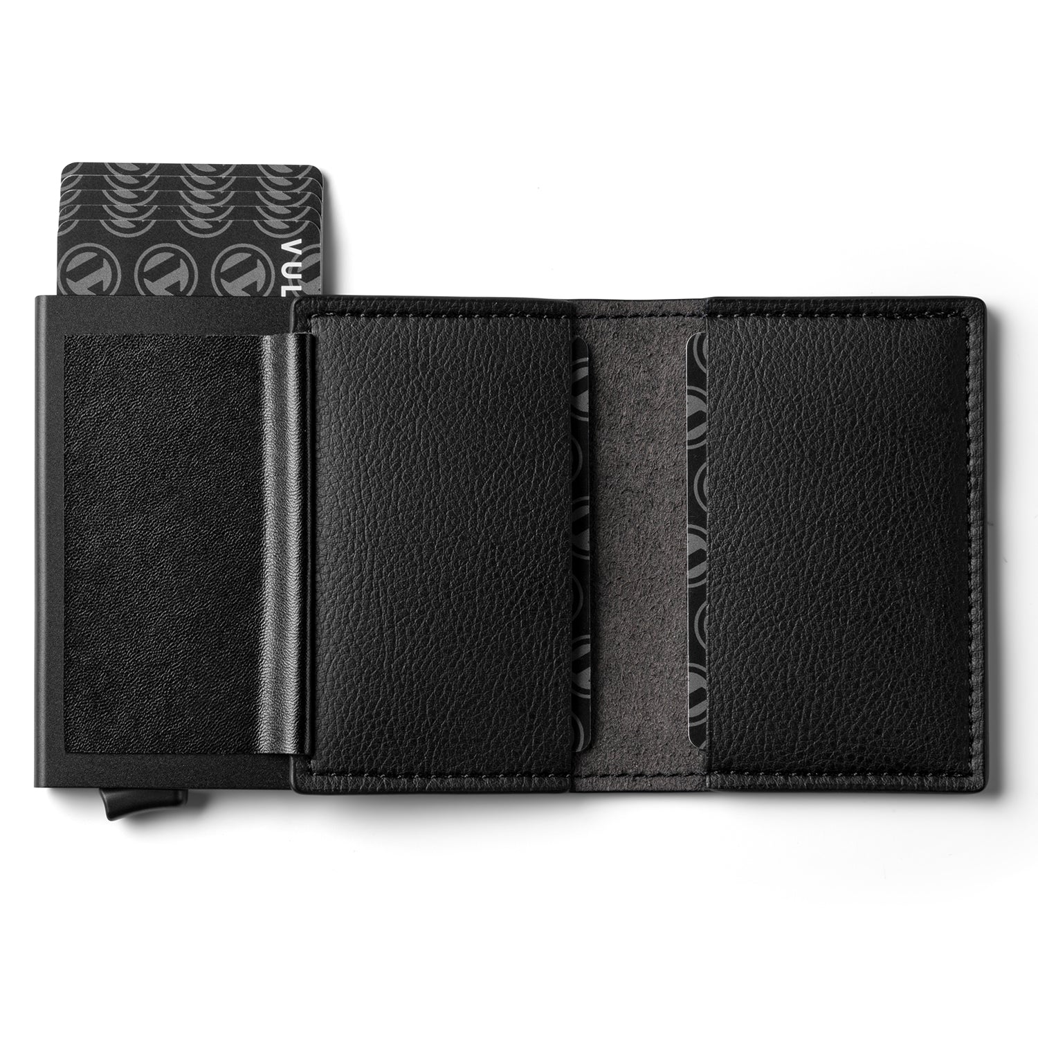 VC201- Built-in Aluminum Card Holder with Back Slot