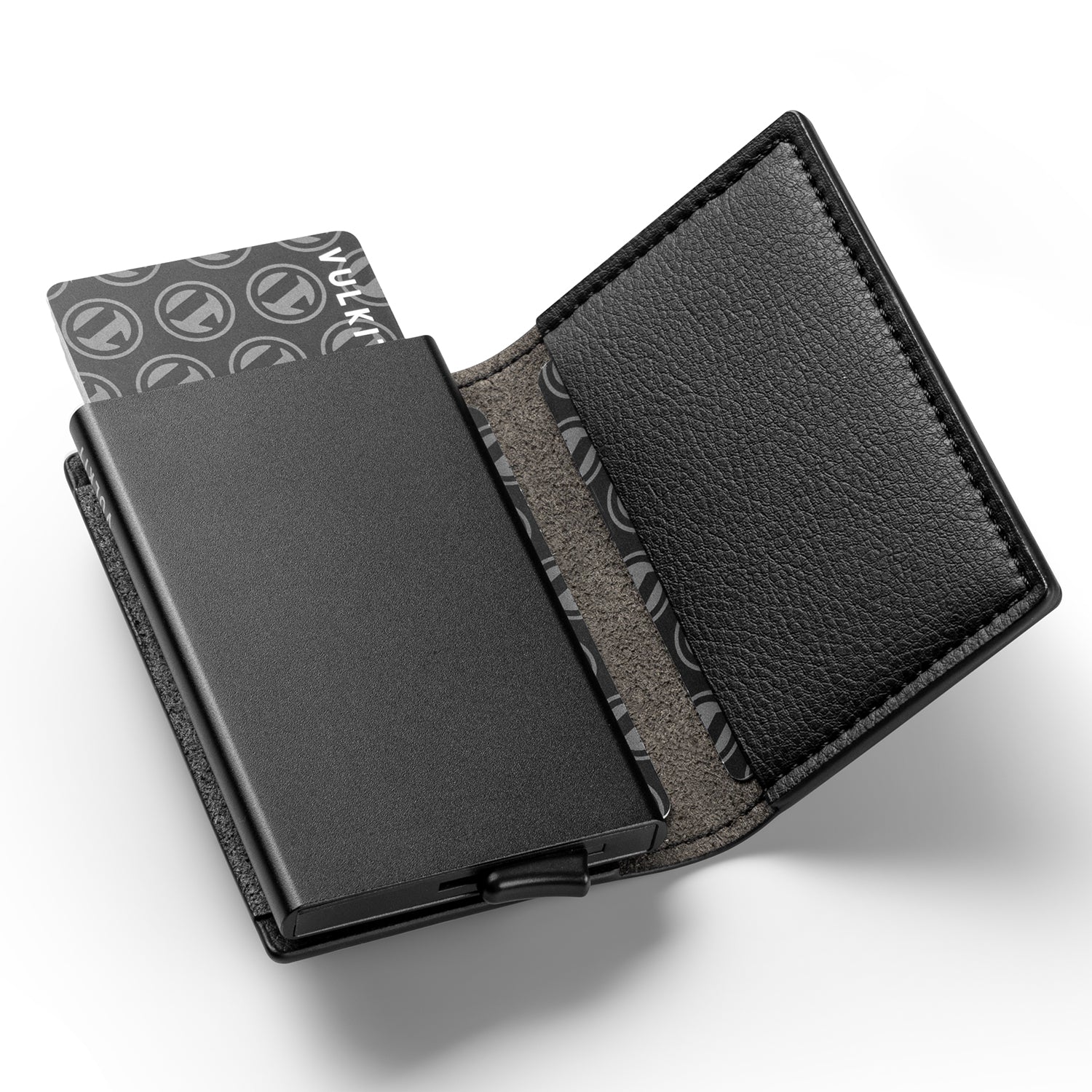 VC201- Built-in Aluminum Card Holder with Back Slot