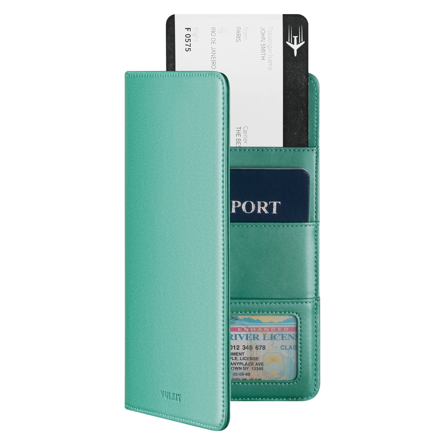 VPW100- Bifold Passport Holder For Cash, Bills and Cards