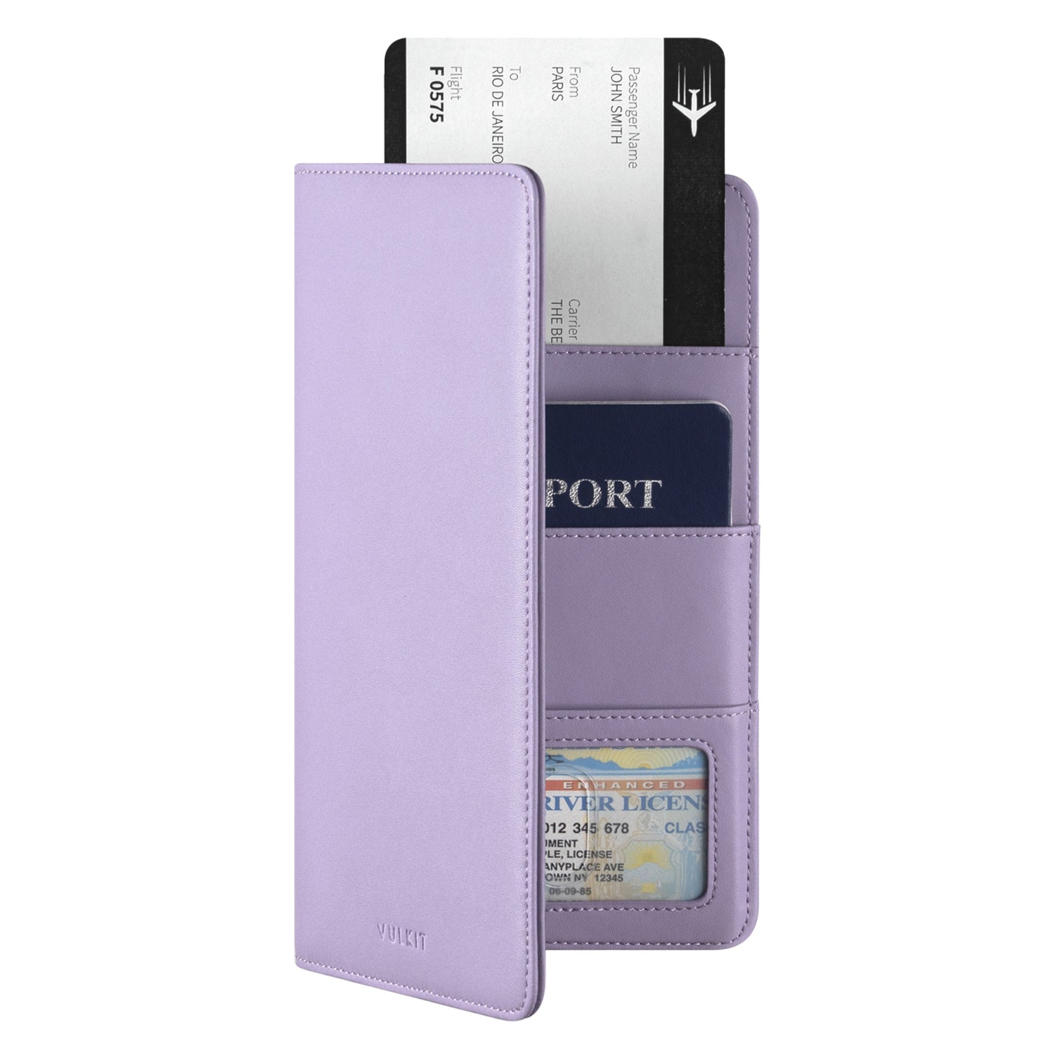 VPW100- Bifold Passport Holder For Cash, Bills and Cards