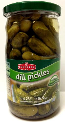 Podravka Dill Pickles Gherkins , 670g