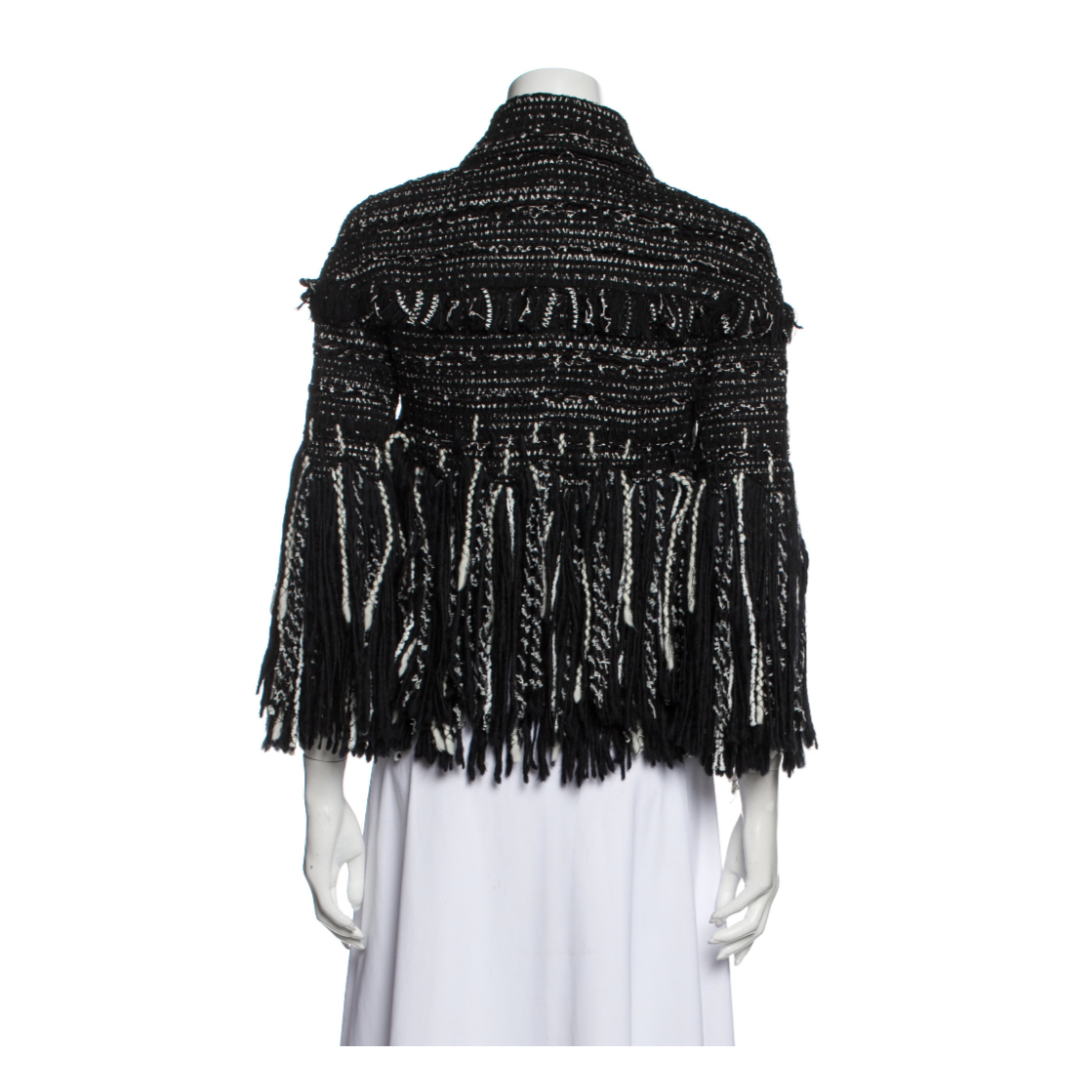 Chanel Fringe Tweed Jacket