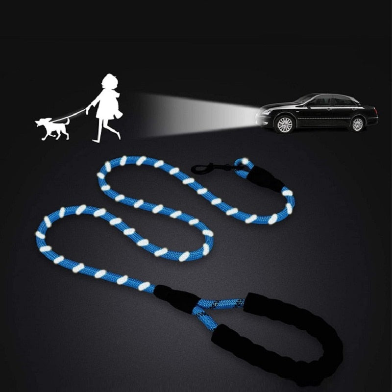 Strong Reflective Dog Leash 150/200/300cm for Big Dogs