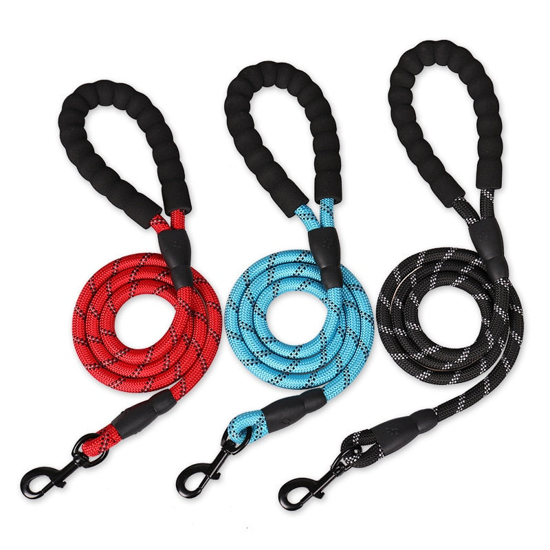 Strong Reflective Dog Leash 150/200/300cm for Big Dogs