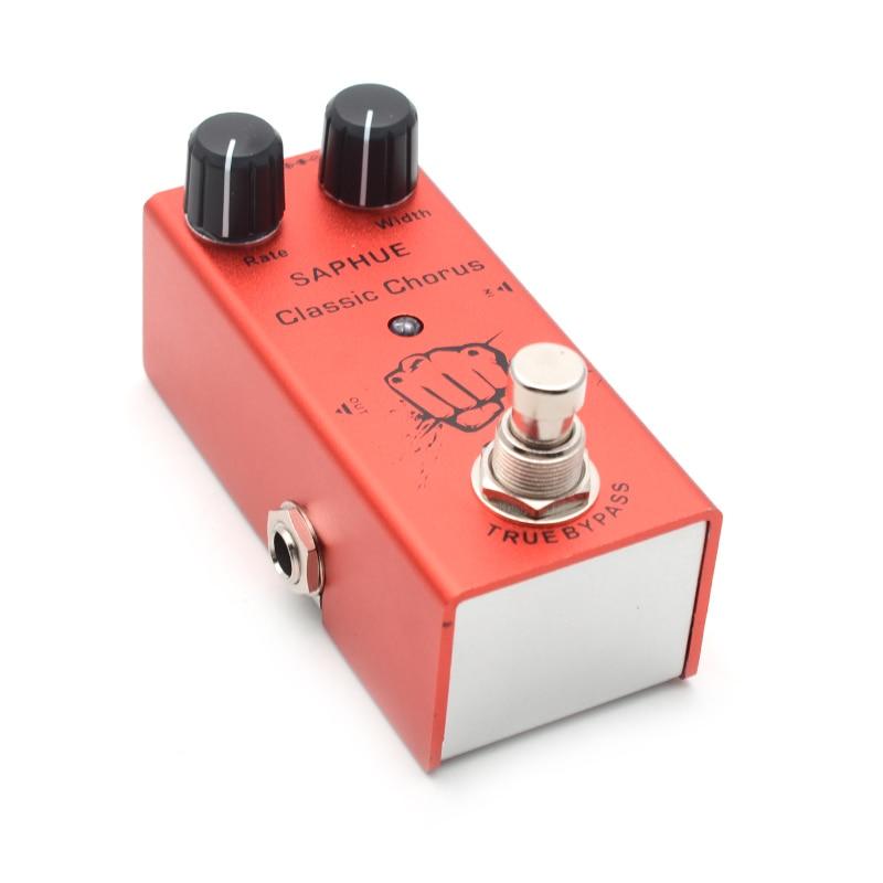 SAPHUE Electric Guitar Classic Chorus Pedal Rate/Width Knob Effect Pedal