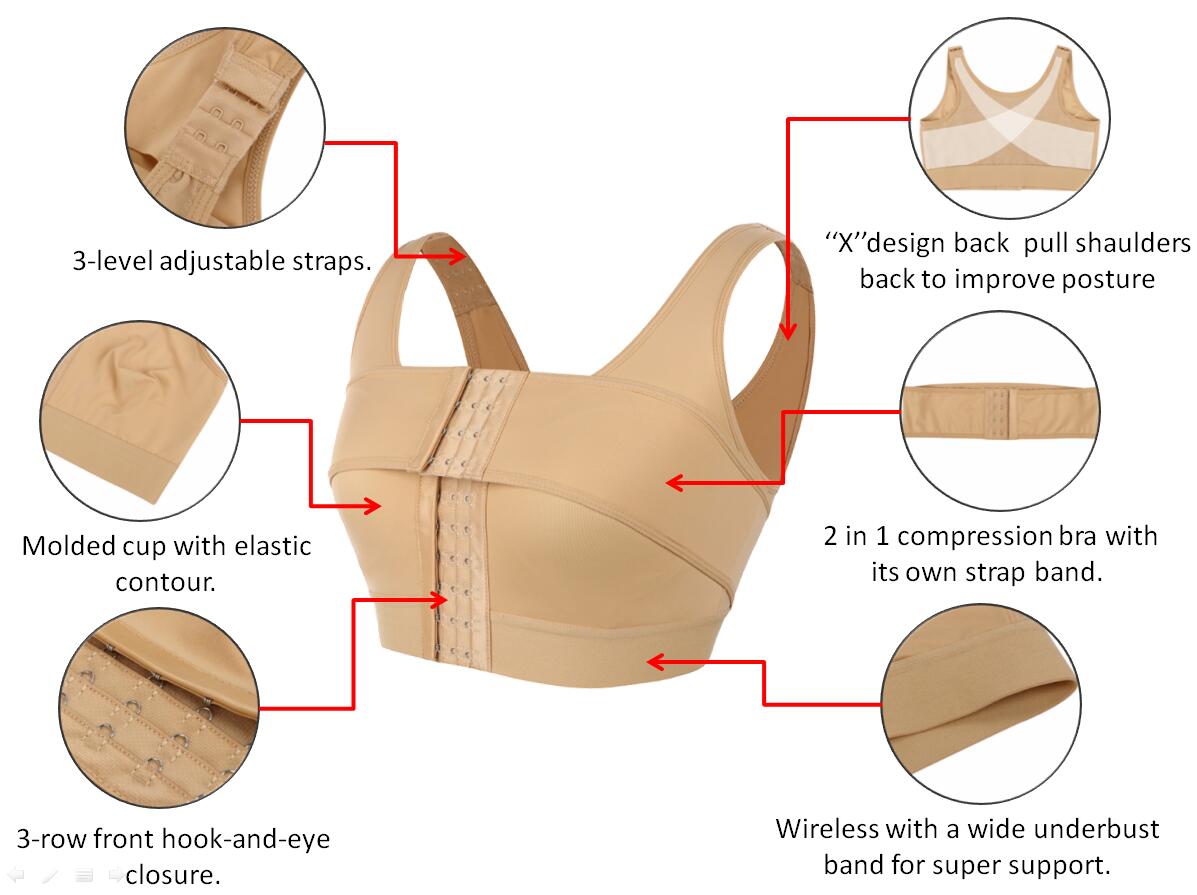 Compression Bra And Boyshort Pantie Set Body Shaper For Dress