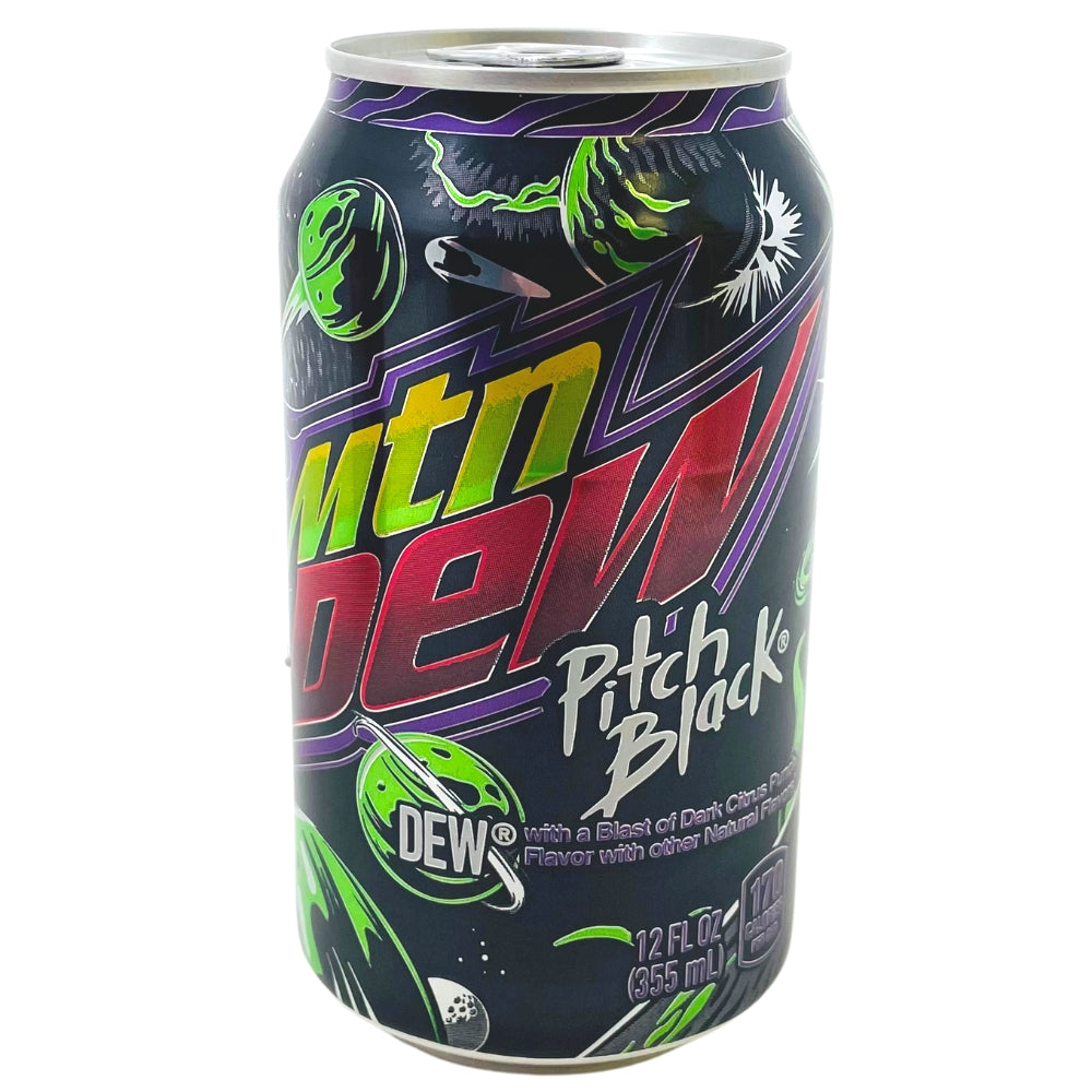 Mountain Dew Pitch Black - 355mL