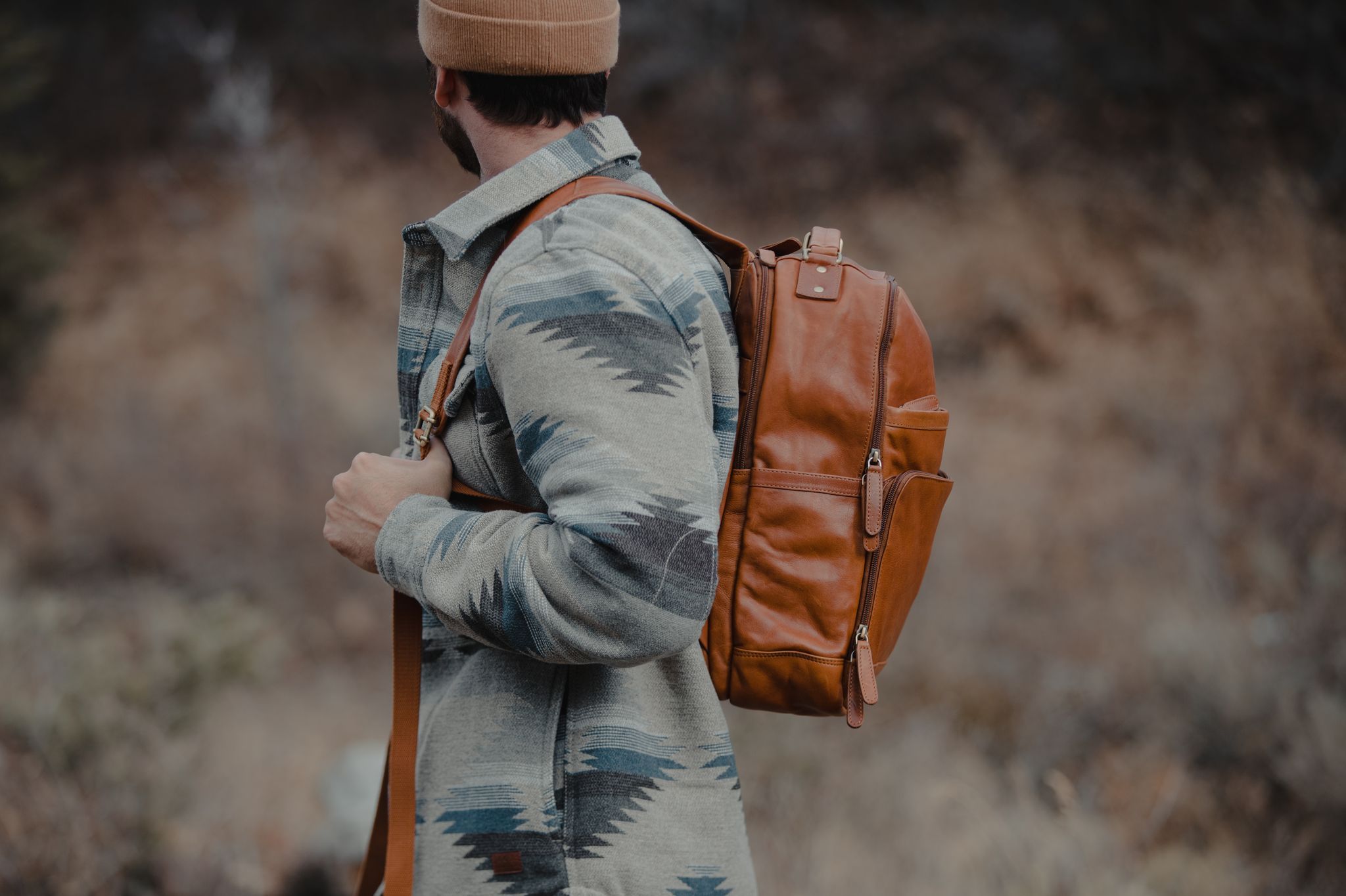 Katmai Leather Backpack