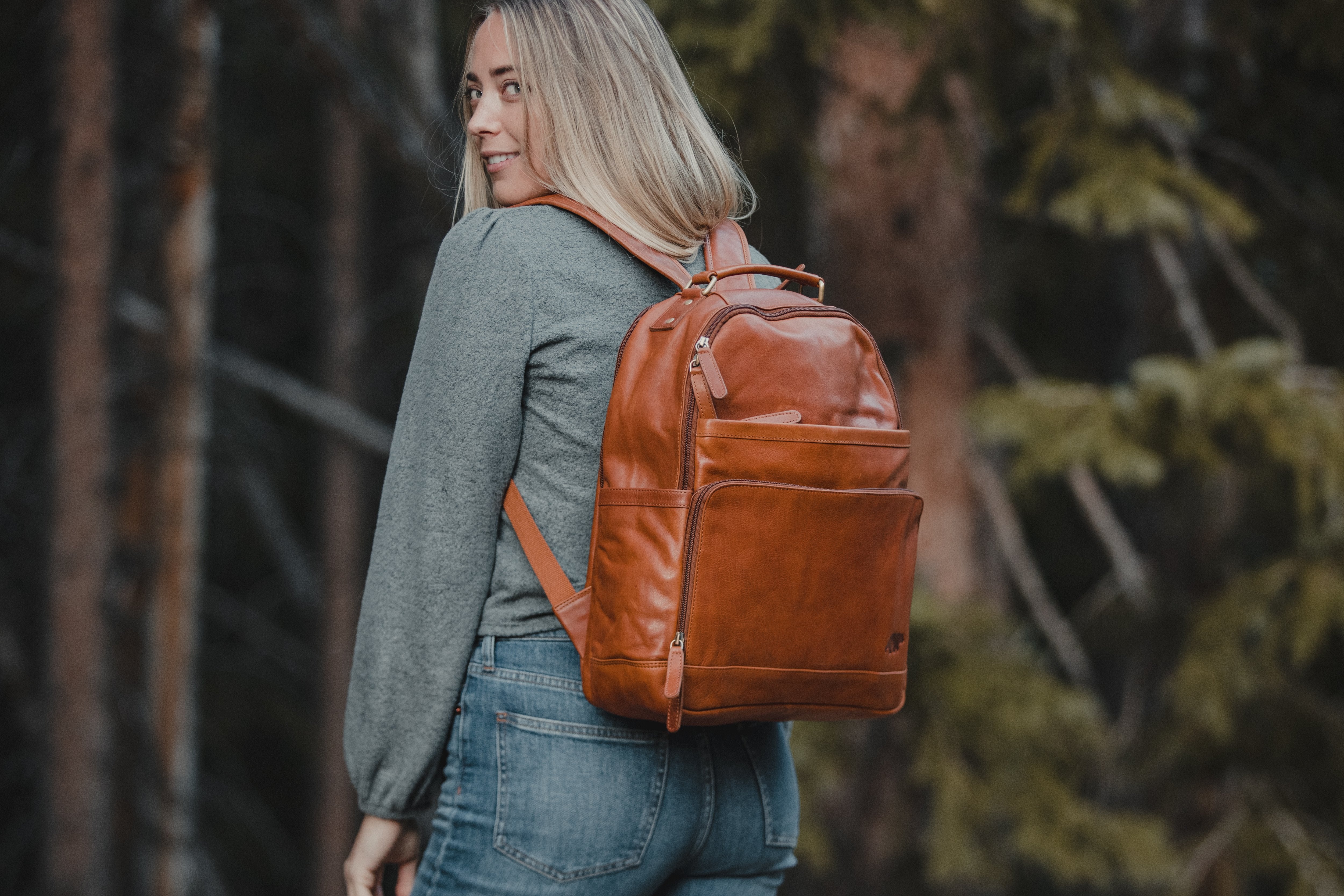 Katmai Leather Backpack