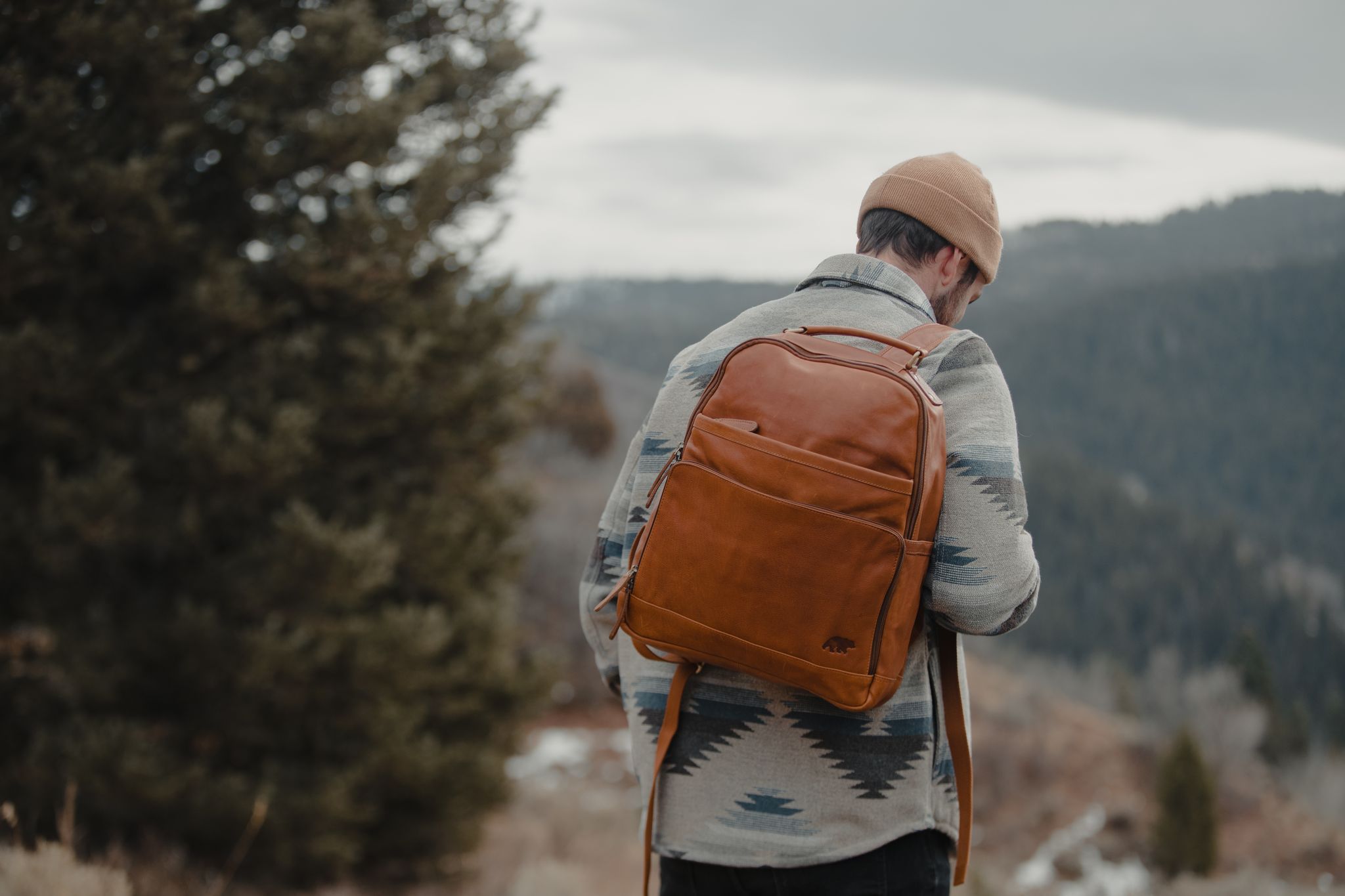 Katmai Leather Backpack