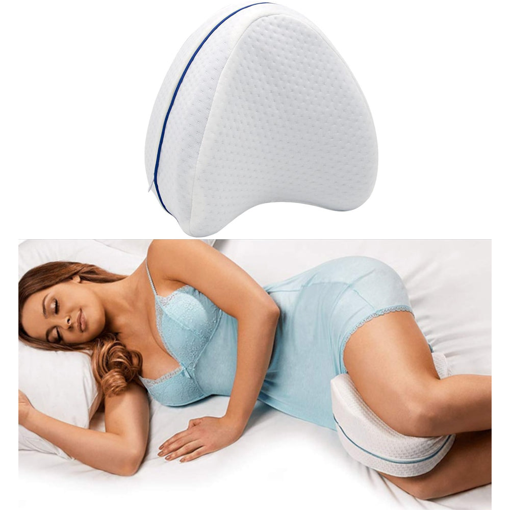 Orthopedic Knee Pillow for Side Sleepers - Sciatica Relief, Back Pain