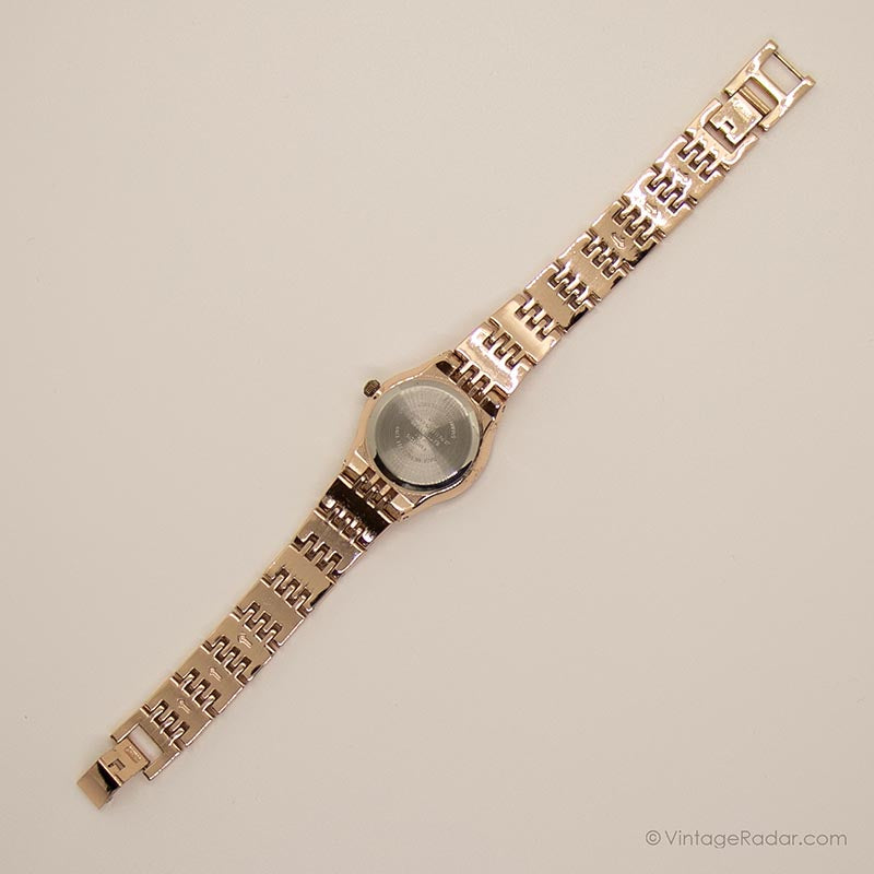 Vintage Minimalistic Watch for Ladies | Casual Rose-gold Wristwatch