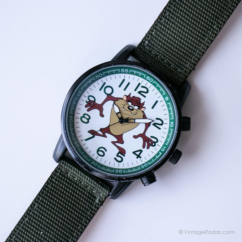 Large Tasmanian Devil Watch for Men | Vintage Looney Tunes Watch