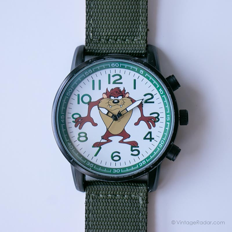 Large Tasmanian Devil Watch for Men | Vintage Looney Tunes Watch