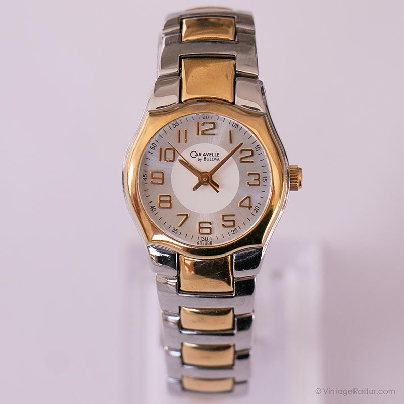 Vintage Caravelle by Bulova Two-tone Watch | Elegant Ladies Watch