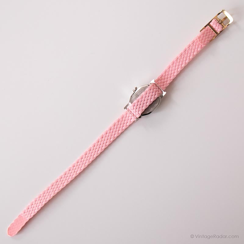 Vintage Tiny Adora Watch for Her | Ladies Pink Strap Wristwatch