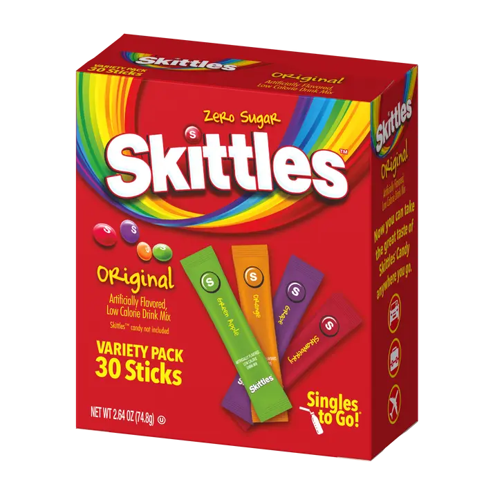 Skittles Singles To Go Variety Pack, 30 PC, 1 CT