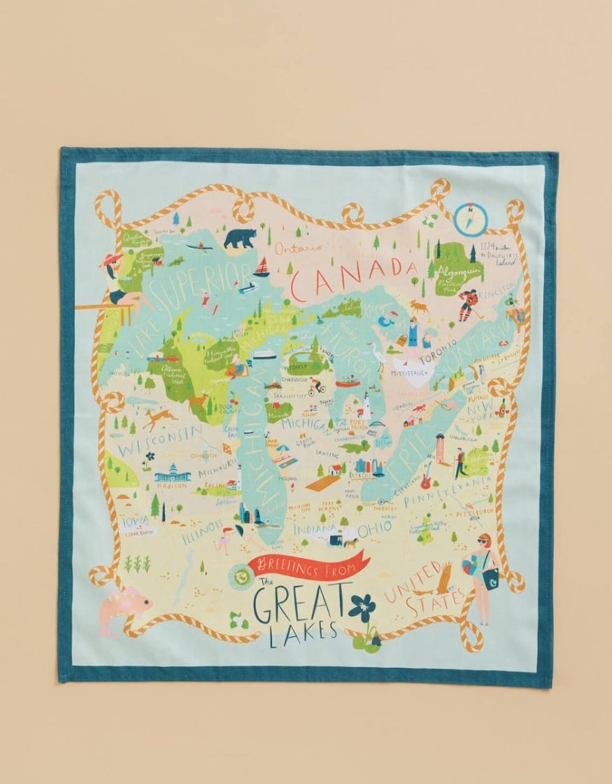 Great Lakes Dish Towel by Spartina