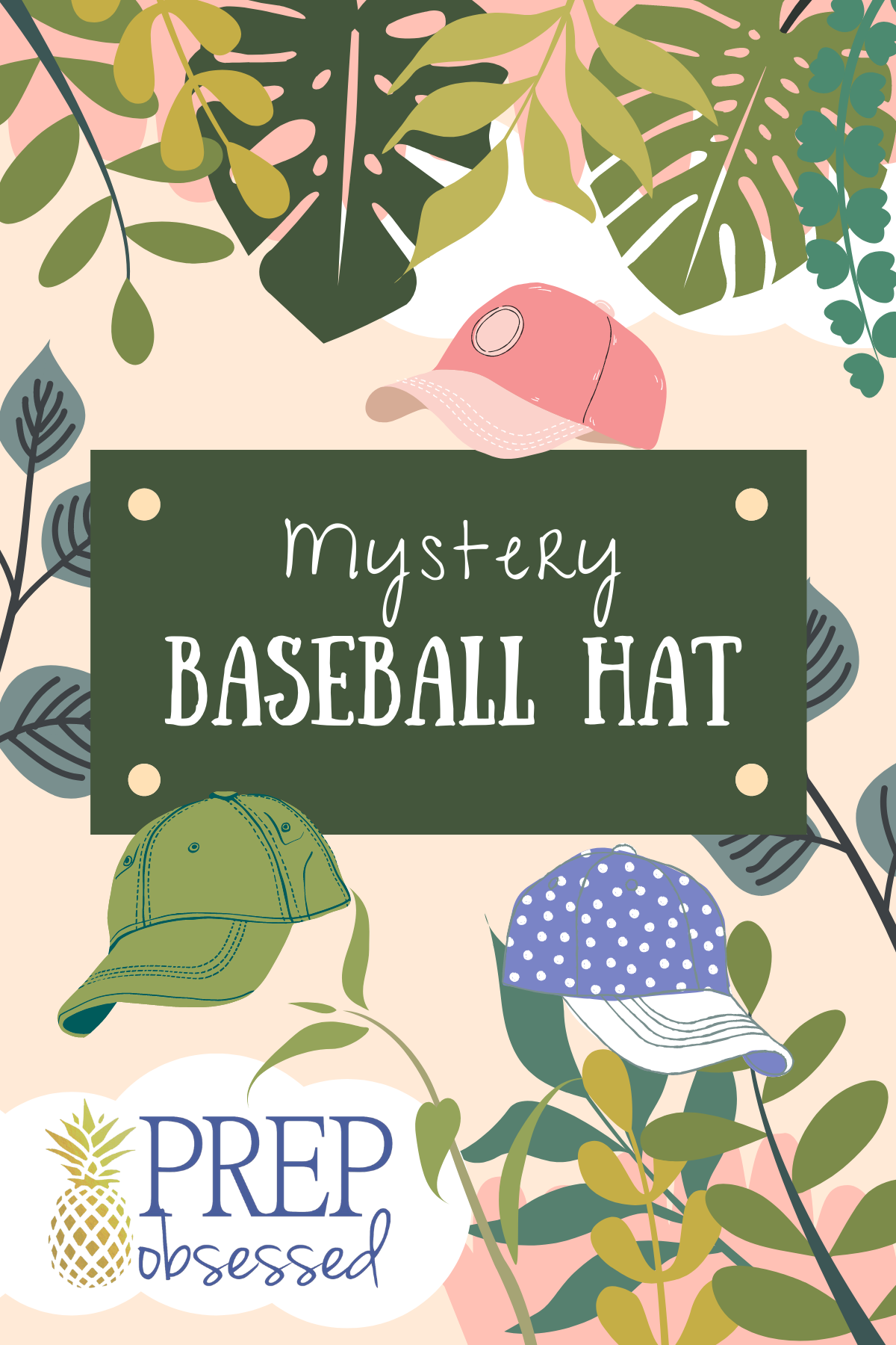 Mystery Baseball Hat by Prep Obsessed