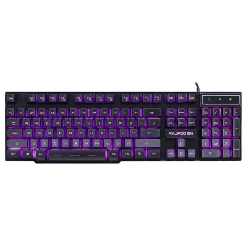 Ninja Dragons USB Wired 3 Colors LED Backlight PC Gaming Keyboard