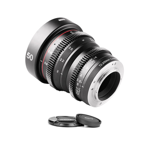 Meike Cine Lens 50mm T2.2 for M43-Fast Delivery-Compatible with
