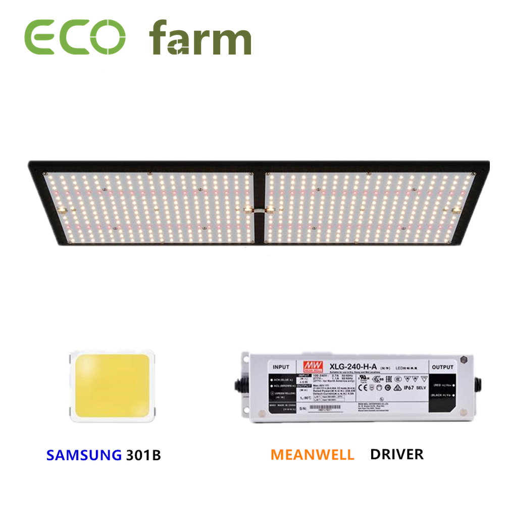 ECO Farm 120W / 240W / 480W / 720W LED Pflanzenlampe Samsung 301B/301H Chips Dimmbare Quantenplatine