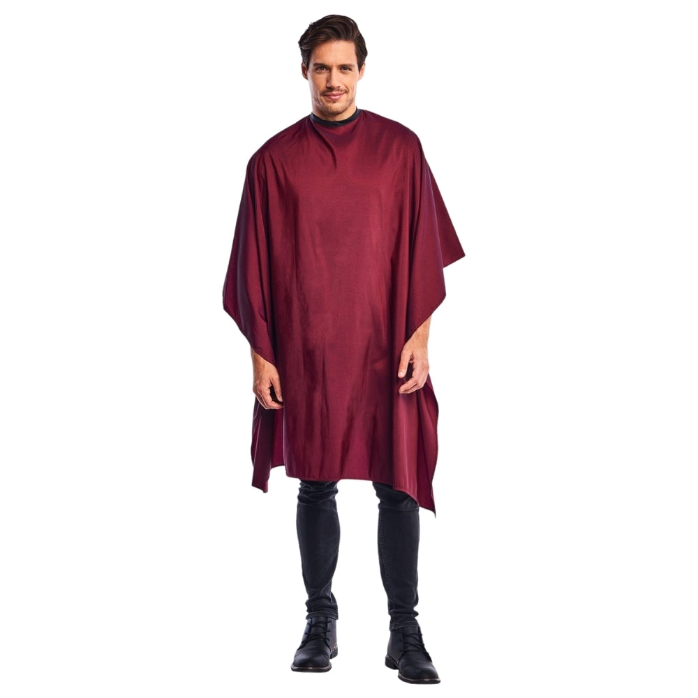 Betty Dain Super Size Styling Cape Velcro Closure - Burgundy