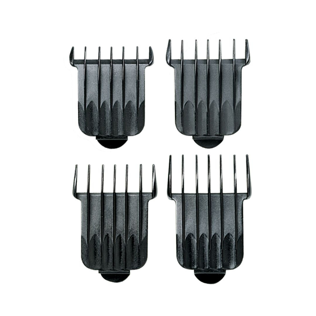 Andis D7/D8 Bag 4-Comb Set; Sizes 1/16, 1/8, 1/4, 3/8