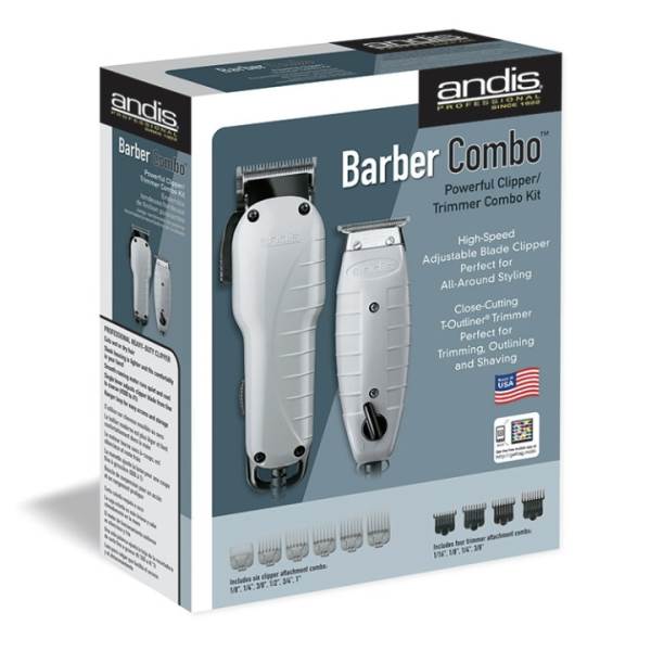 Andis Barber Combo Clipper/Trimmer Kit