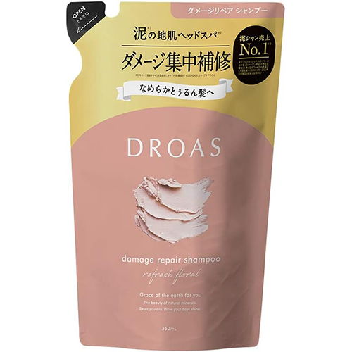 DROAS Damage Repair Shampoo - 350ml - Refill