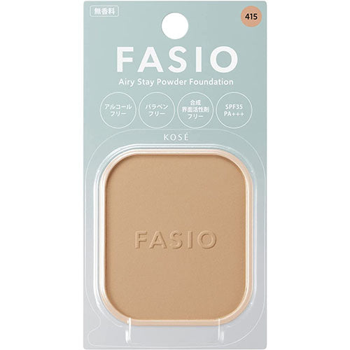 Kose Fasio Airy Stay Powder Foundation 10g -Healthy Ocher