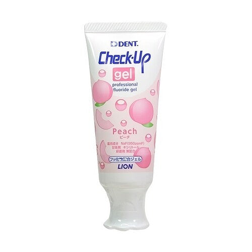 Lion Dent. Check-Up Gel Toothpaste - 60g - Peach